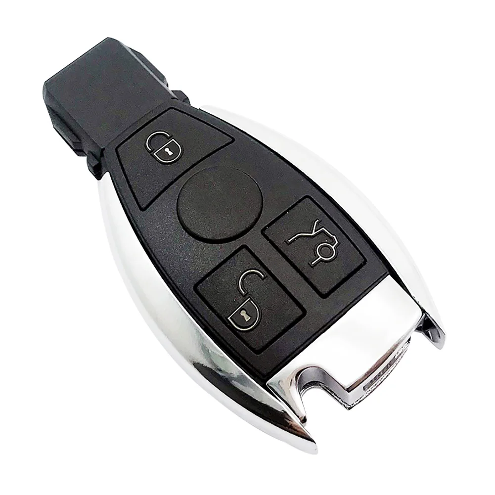 Battery Case Car Plastic 3 Button Smart Accessories Holder Fob Replacement Remote Key Shell Easy Install Housing For Benz