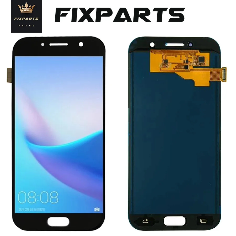 Отрегулируйте яркость для SAMSUNG GALAXY A520 lcd A520F SM A5 2017 дисплей сенсорный экран Замена 5