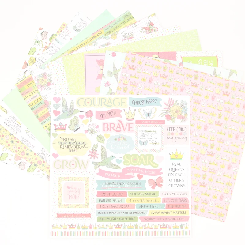 VYUTXA 12pcs 6&quot Single-side Vinatge Bird Pattern creative papercraft art paper handmade scrapbooking kit set books | Дом и сад