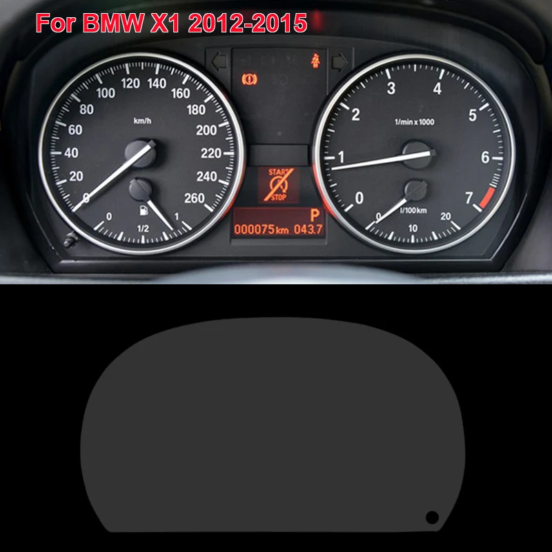 

TOMMIA For BMW X1 2012-2016 Screen Protector HD 4H Dashboard Protection Film Anti-scratches Car Sticker