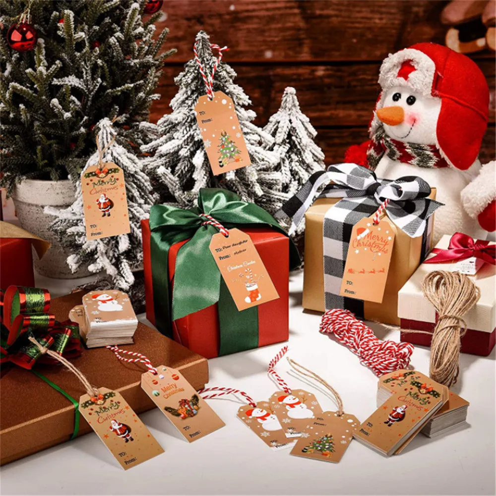 

Christmas Tree Hanging Banner Santa Claus Home Decor Ornaments Xmas Gift 2022 New Year Decoration