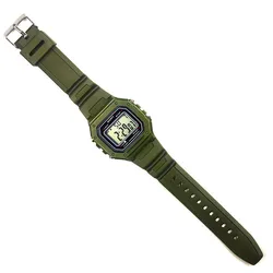 Kids' Digital Sports Watch with LED Display and Alarm Clock Feature (Green)