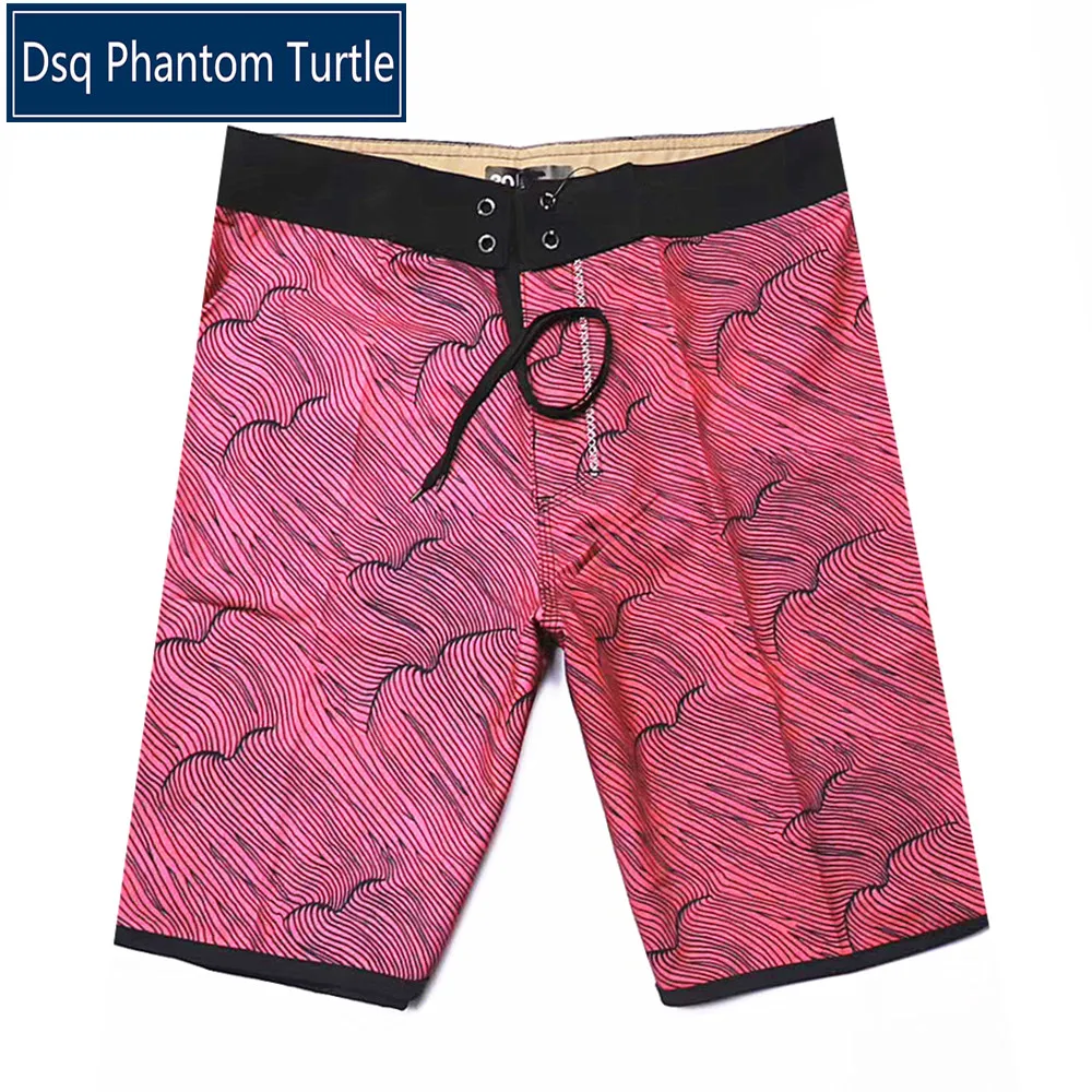 Топ продаж, 3 а качество,, быстросохнущие мужские пляжные шорты, бренд Dsq, Phantom, черепаха, пляжные шорты, спандекс, эластичный купальник - Цвет: E