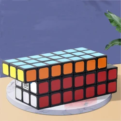 Witeden 1c337 desigual 3x3x7 cubo mágico brinquedo educativo para crianças profissional quebra cabeça velocidade 337 cubo magico com suporte