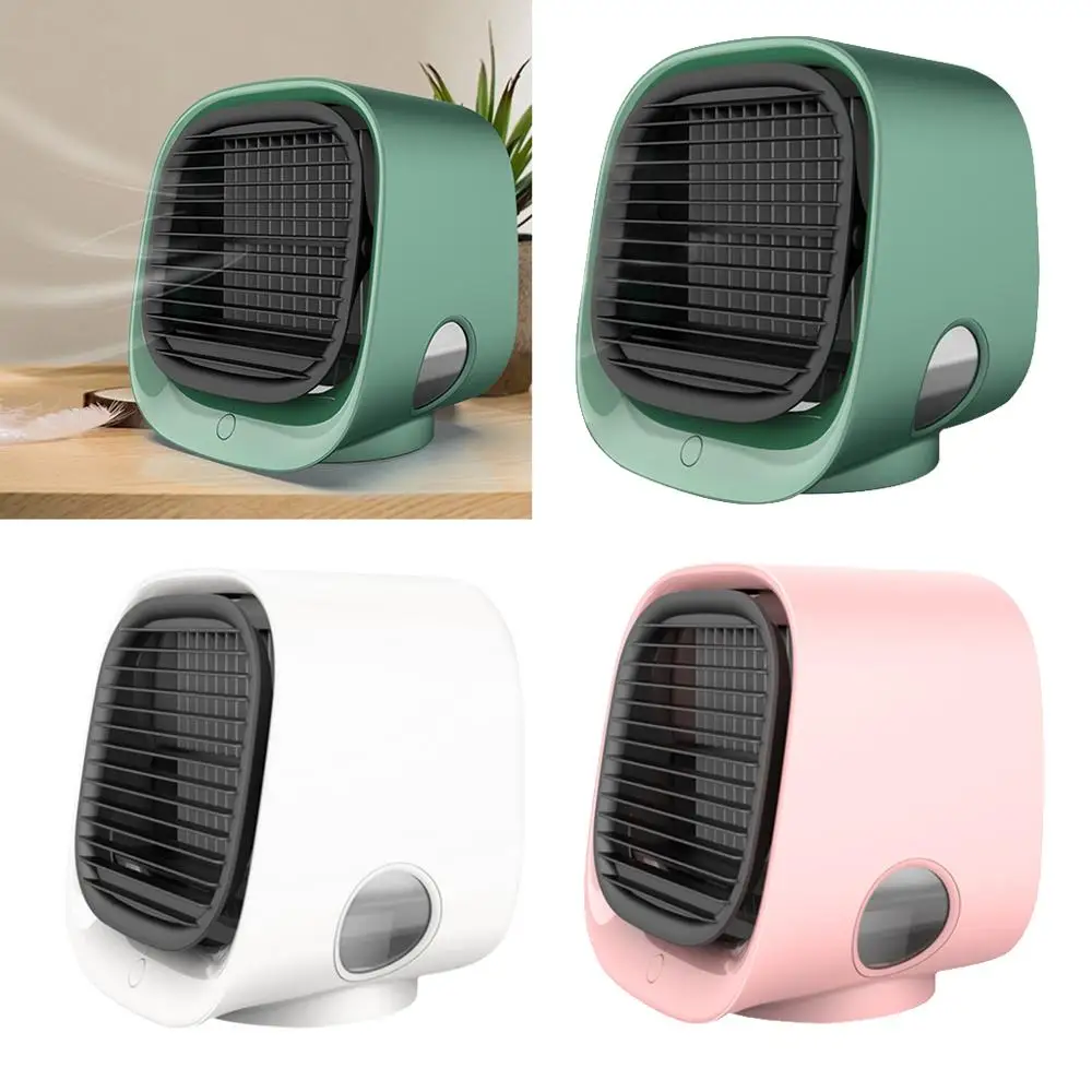 Portable Air Conditioner Air Cooler Humidifier Purifier Home Room Office 3 Speeds Desktop Quiet Cooling Fan