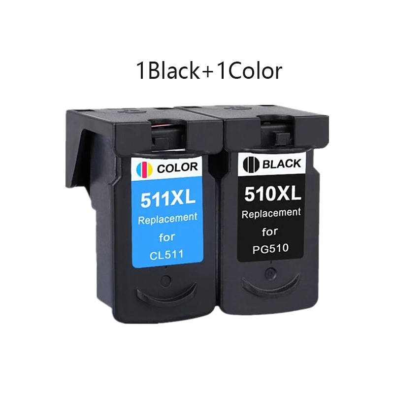 Аксиального потока для PG510XL CL511XL чернильный картридж принтера Canon PG510 CL511 MP240 MP250 MP260