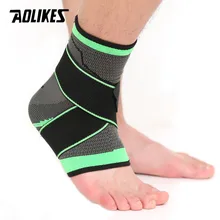 AOLIKES 1 шт., 3D плетение, эластичный нейлоновый ремешок, поддержка лодыжки, бандаж для бадминтона, баскетбол, футбол, таэквондо, защита для фитнеса AOLIKES 1 шт., 3D плетение, эластичный нейлоновый ремешок, поддержка лодыжки, бандаж для бадминтона, баскетбол, футбол, таэквондо, защита для фитнеса