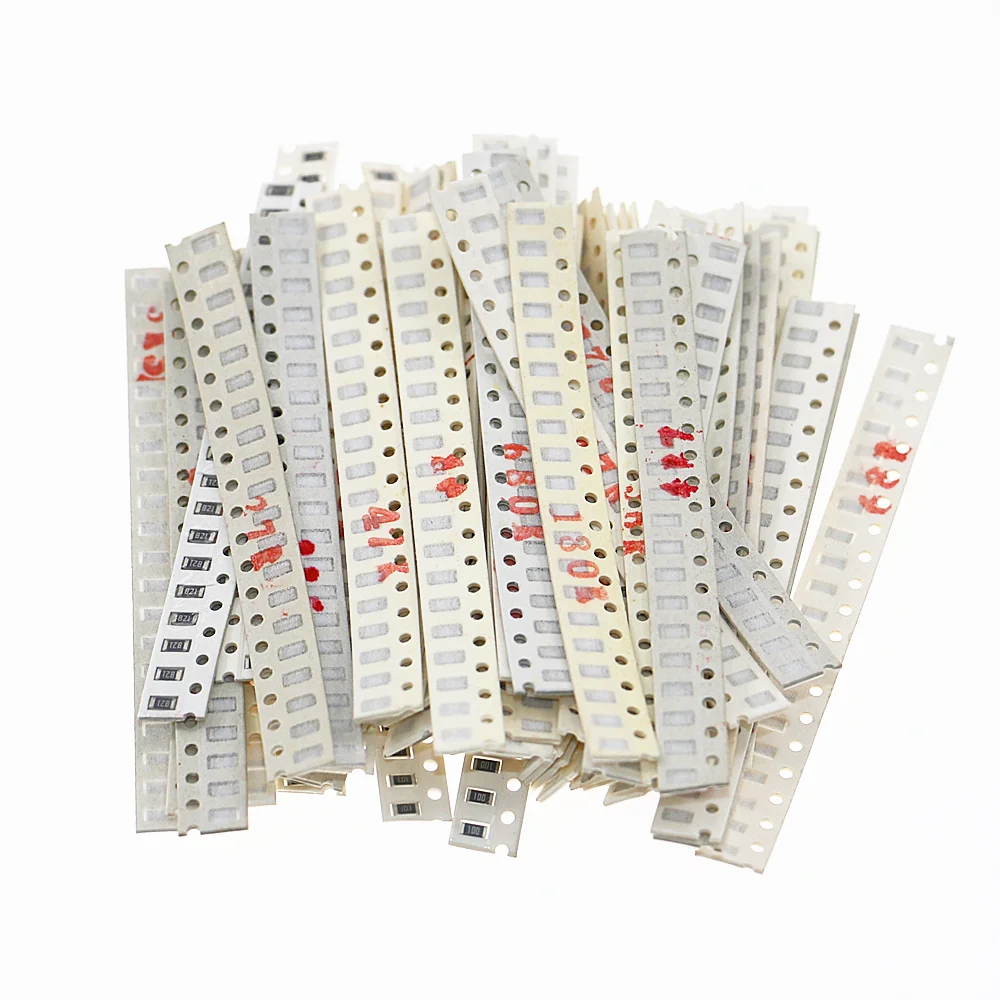 

1280Pcs 64 Values 20 Each 1206 SMD Resistor Kit Assorted Kit 0 ohm-10M ohm 5% Sample Kit