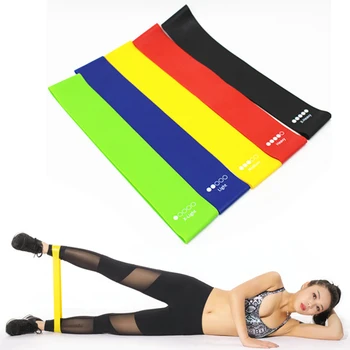 

5pcs/Set Rubber Resistance Loop Bands Yoga Gym Workout Training Pull Rope