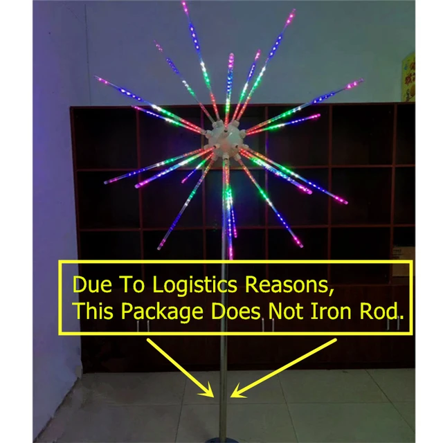 Meteor Shower Lights Electronic Firework Light Fireworks LED Strip Light RGB Festoon Fairy Light Wedding Christmas Room Decor Fireworks Tree