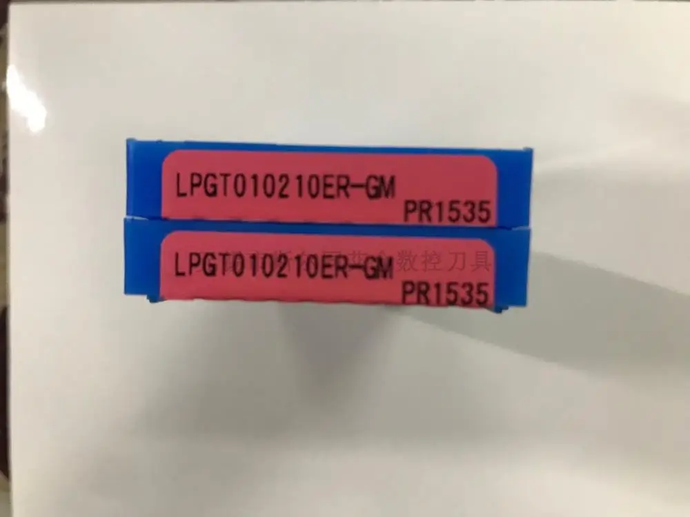 50 шт. LPGT010210ER GM PR1535 CNC карбид вставьте оригинал|Токарный инструмент| |