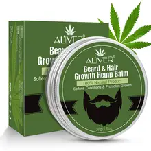 Натуральный органический бальзам для бороды, конопли, КБР, масло, воск для усов, для укладки, пчелиный воск, увлажняющий, разглаживающий бальзам для роста бороды и волос