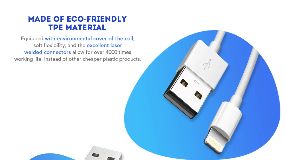 1 м для синхронизации данных Зарядное устройство кабель USB шнур провод для 8-контактный устройств