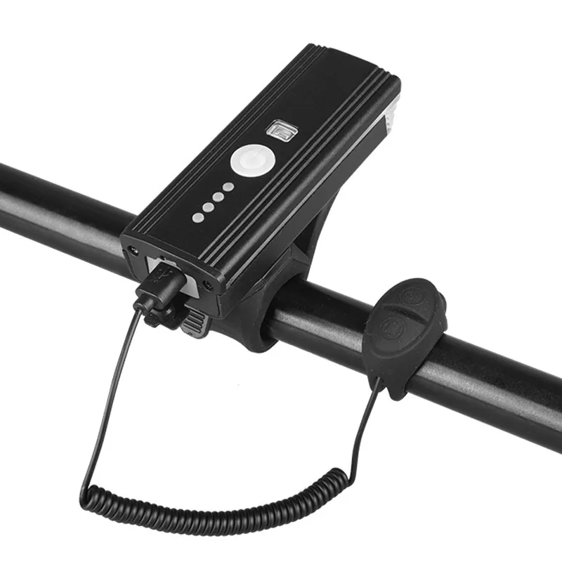 Bike Bell + Light Bicycle Headlight Power Display Intelligent Handlebar