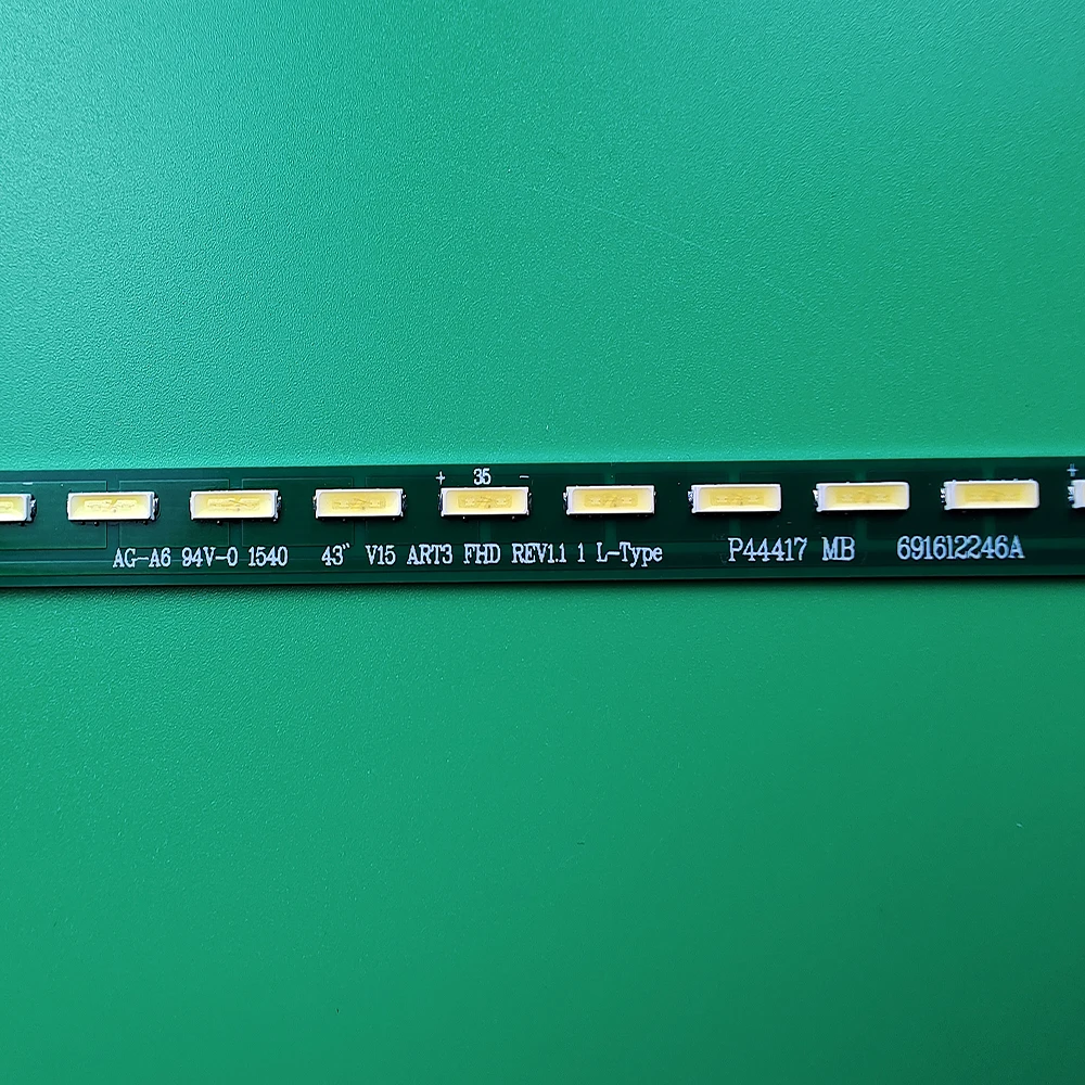 Retroiluminação Led Tiras para lg 43 V15 Art3 Fhd Rev1.1 tipo lr 43lf6350 43lf5700 43uf6750 43uf6800 6922l0145a 6916l2189a 698a2l 2 Peças e Computadores Industriais - Imagem 2