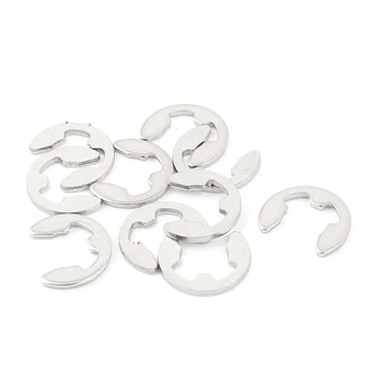 

Promotion! 10 pcs 304 Stainless Steel Lock Outside Locking Ring E-Clip 4mm silver