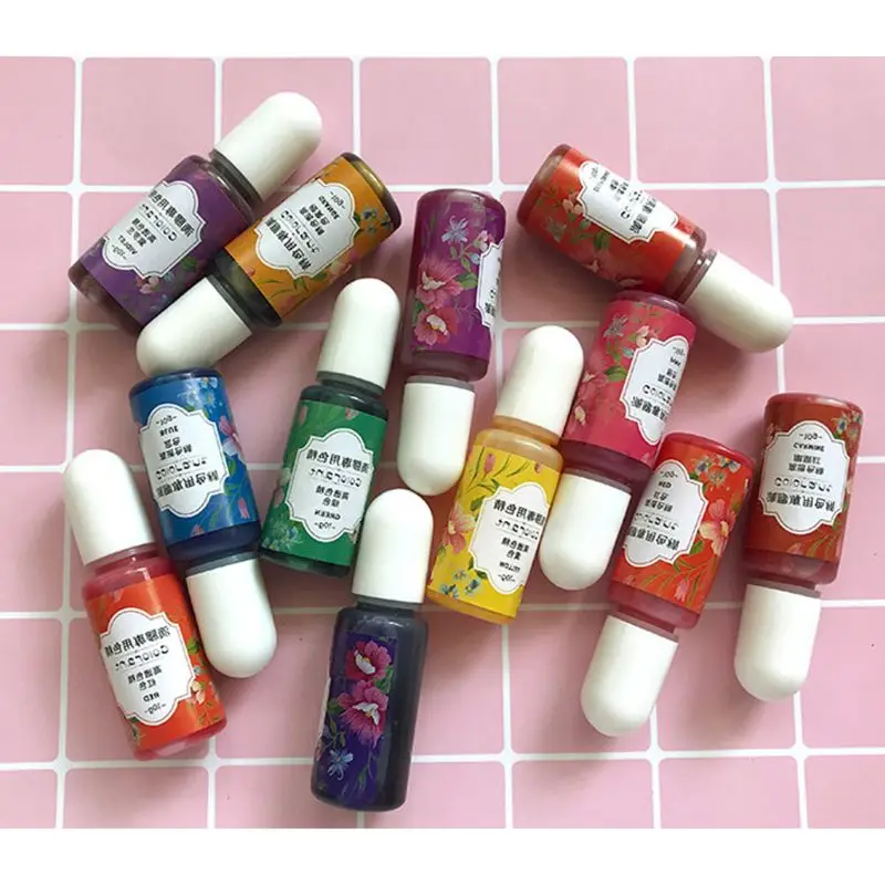 13 Colors10ml эпоксидная УФ смола окрашивающий краситель жидкая пигментная жидкость