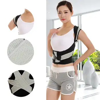 

Adjustable Posture Corrector Belt Corset Kyphosis Humpback Correction Back Shoulder Brace Support Health Care Tool