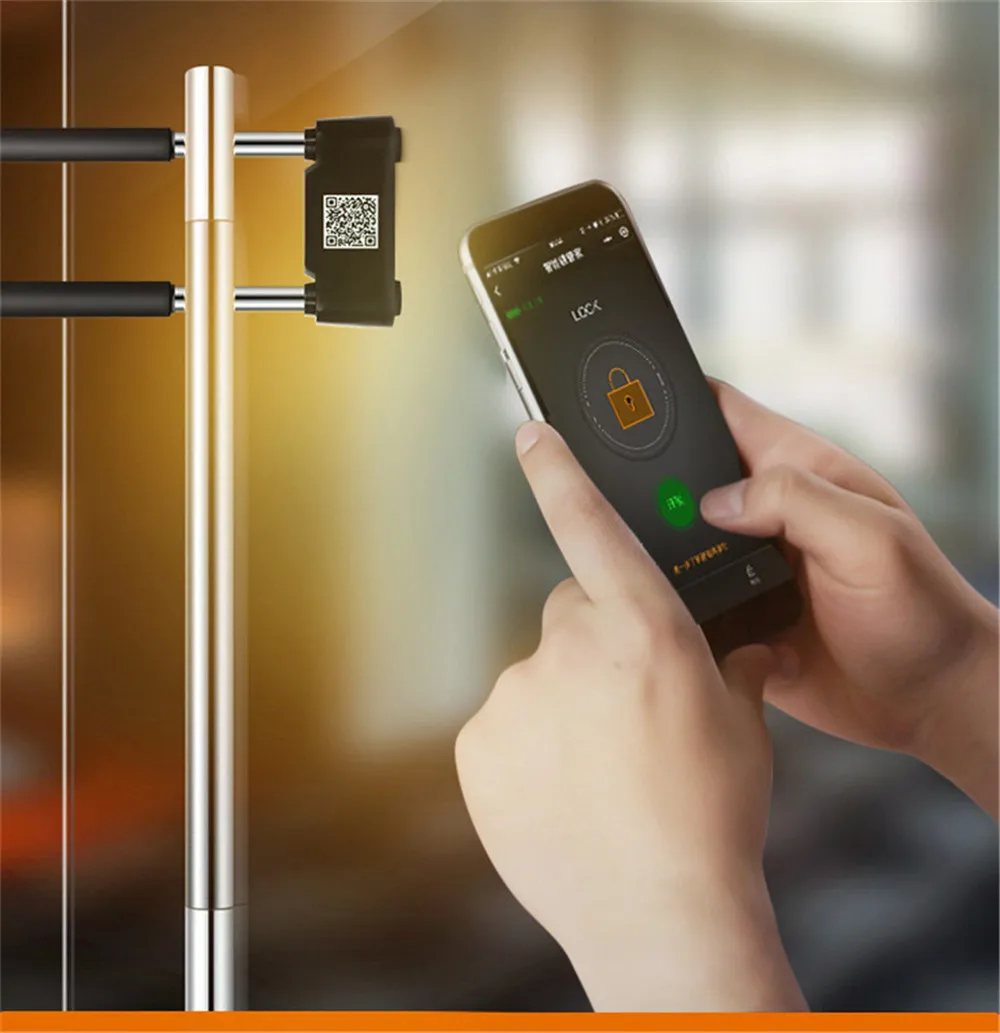 Мотоцикл мотокросса LockSmart bluetooth без ключа U тип замок перезаряжаемый Противоугонный телефон приложение дистанционное управление кодовый дверной замок