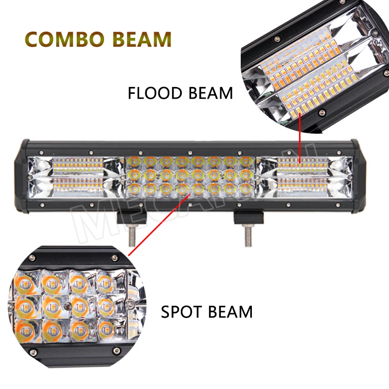 strobe flash work light bar dual color-3-水印  