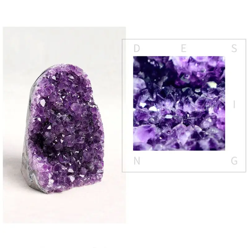 DIY натуральный Druzy драгоценный камень смолы плесень Кварц Рок кластер кулон Плесень Смола ювелирные изделия F3MD