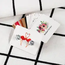 

Practical Ear Stud Cards Lightweight Paper Rectangle Ear Stud Tags Earring Tags Earring Cards 100Pcs/Set