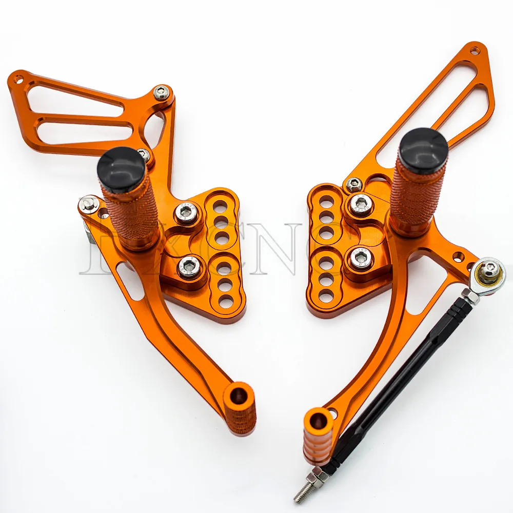 Для SUZUKI GSXR1000 K5 K6 2005-2006 CNC алюминиевый сплав мотоцикл подножка для ног Педаль Peg Rearset задний Набор