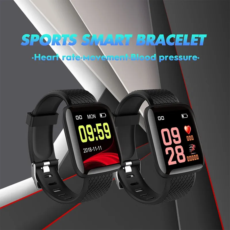 116 плюс спортивные носимые Смарт-часы мужские пульсометр кровяное давление кислородный фитнес-трекер reloj inteligente смарт-браслет