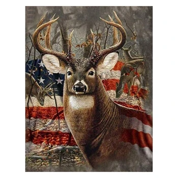 

Paint By Numbers Kits for Adult, DIY Canvas Painting for Adults Beginner -Decoration Deer