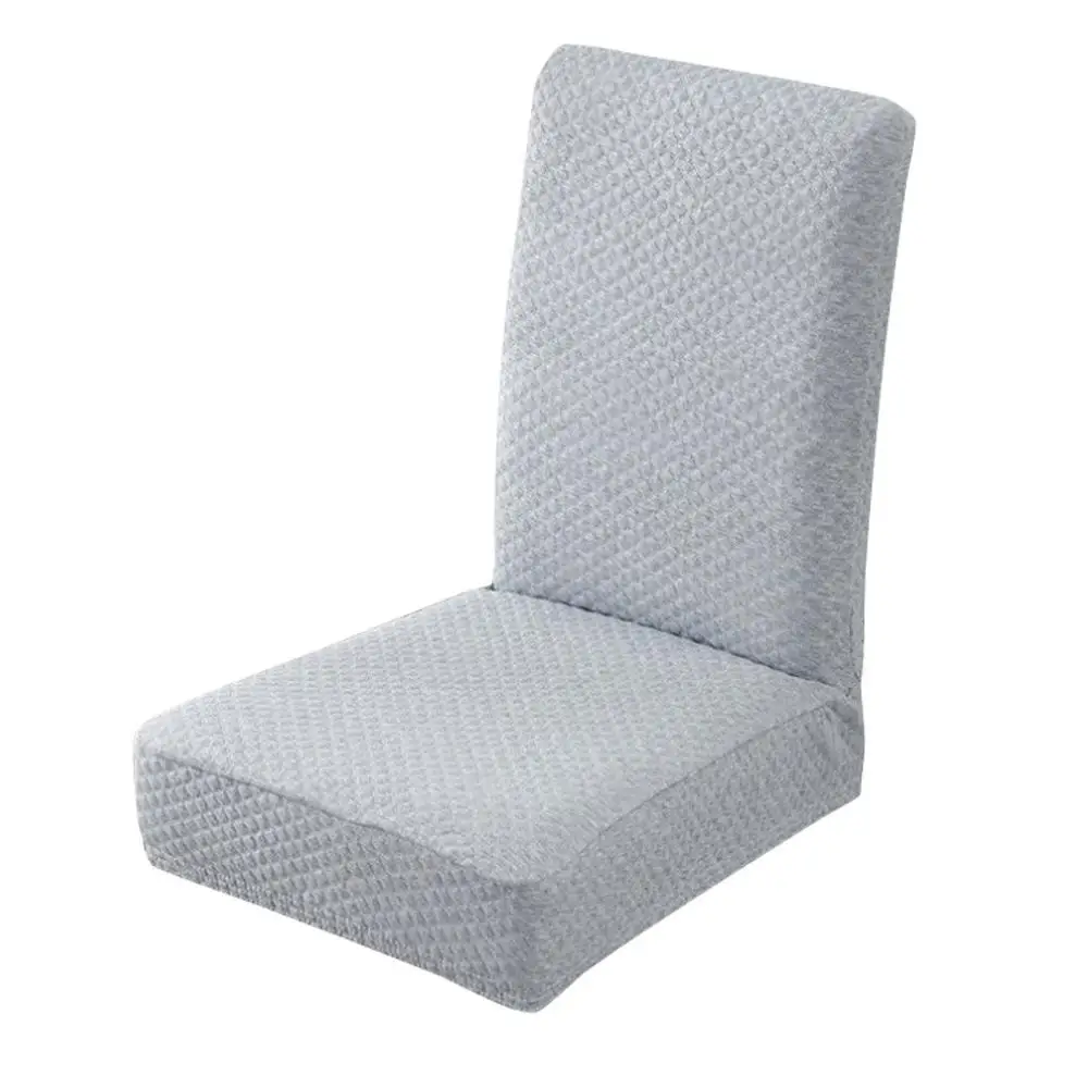 Современный однотонный цветной Чехол для стула тянущийся эластичный водонепроницаемый стул для свадебного банкета чехлы для столовой ручной работы сиденья декоративные# 2F - Цвет: Бургундия
