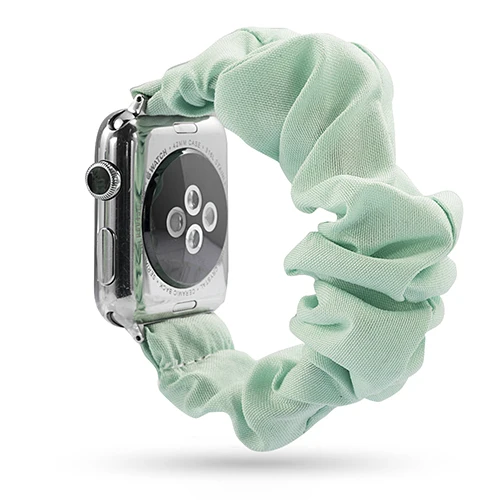 color 13 Ремешок для Apple Watch Series 3 2 1 38 мм 42 мм рождественский стиль сменный ремешок маленький резиновый ремешок для iwatch series 4 5 40 мм 44 мм - Цвет ремешка: color 13