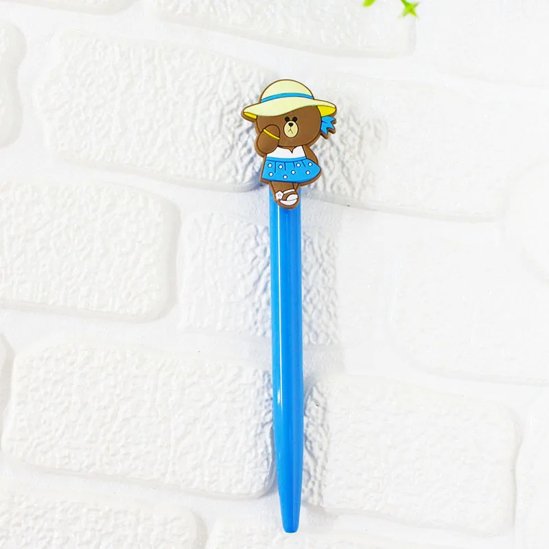 Красный Kawaii ручка lapices tinta гель rilakkuma escolar ofertas relampago корейский материал escolar caneta cartolia Школьные Аксессуары - Цвет: Красный