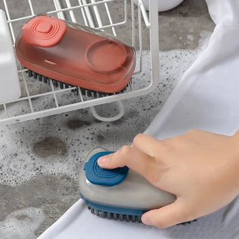 

Multifunctional Cleaning Brush Portable Plastic Clothes Shoes Hydraulic Laundry Brush Hands Cleaning Brush Kitchen Bathroom