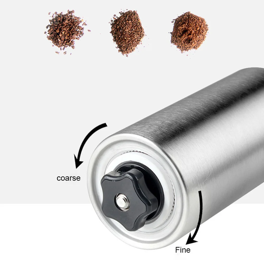 Hcf6e1bbcc3d54e2381920bc7c3ddb3e7G iCafilas Manual Ceramic Coffee Grinder Stainless Steel Adjustable Coffee Bean Mill Electric Beater Clean Kitchen Tools