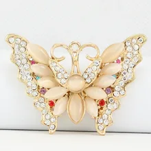 Драгоценный камень бабочка креативный брелок автомобильный висячий орнамент xiang zuan bao украшения корейский стиль металлические брелки