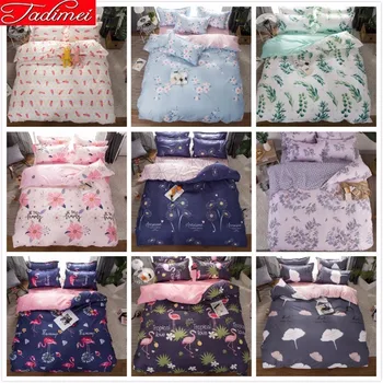 

Duvet Cover Sheet Pillow Case 3/4 Pcs Bedding Set Adult Kid Child Soft Cotton Bed Linen Single Twin Full Queen King Size 150x200