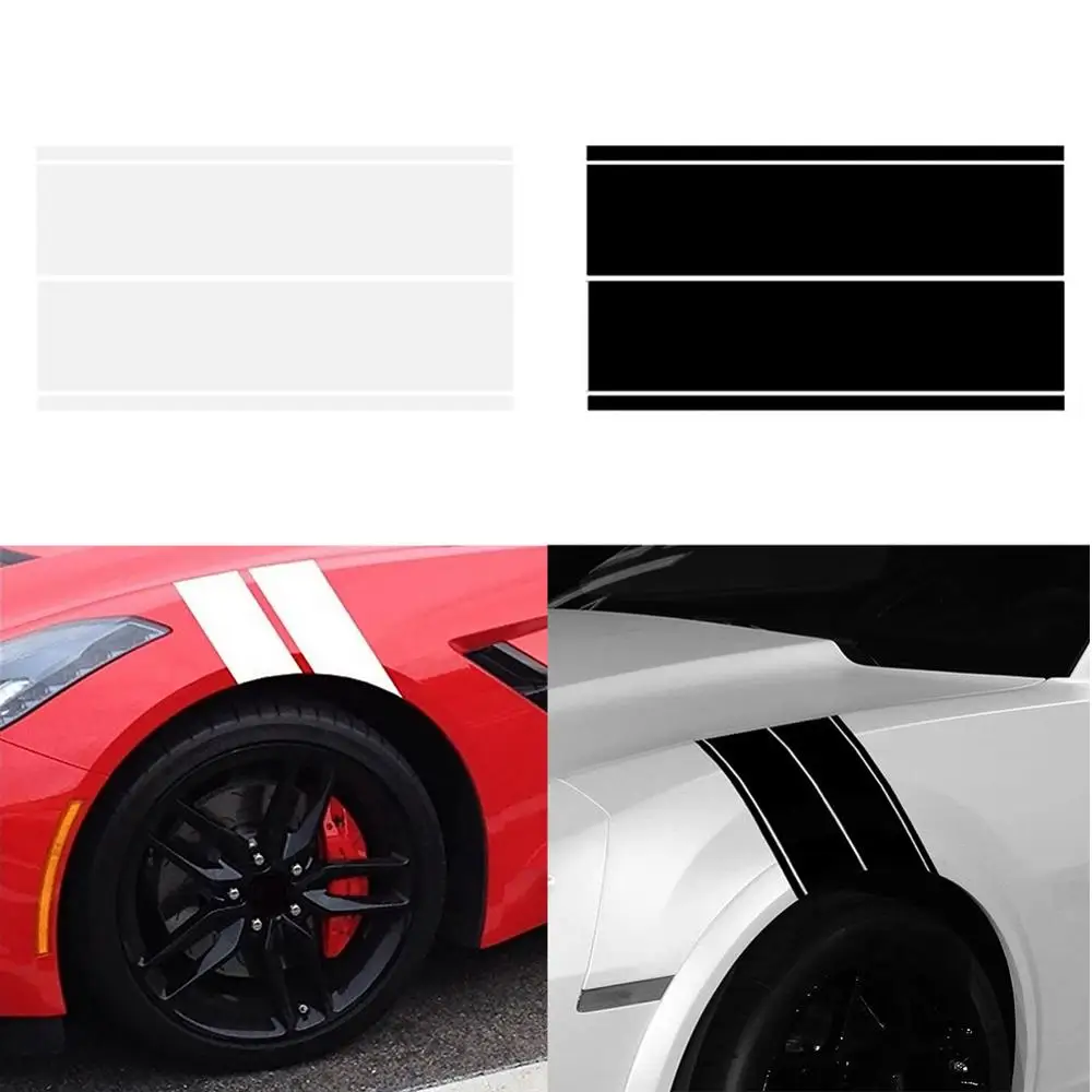 

SALE Universal Car Fender Stripe Stickers Full Auto Body Decals Vinyl Side Waterproof Self Adhesive Stickers Wholesale CSV