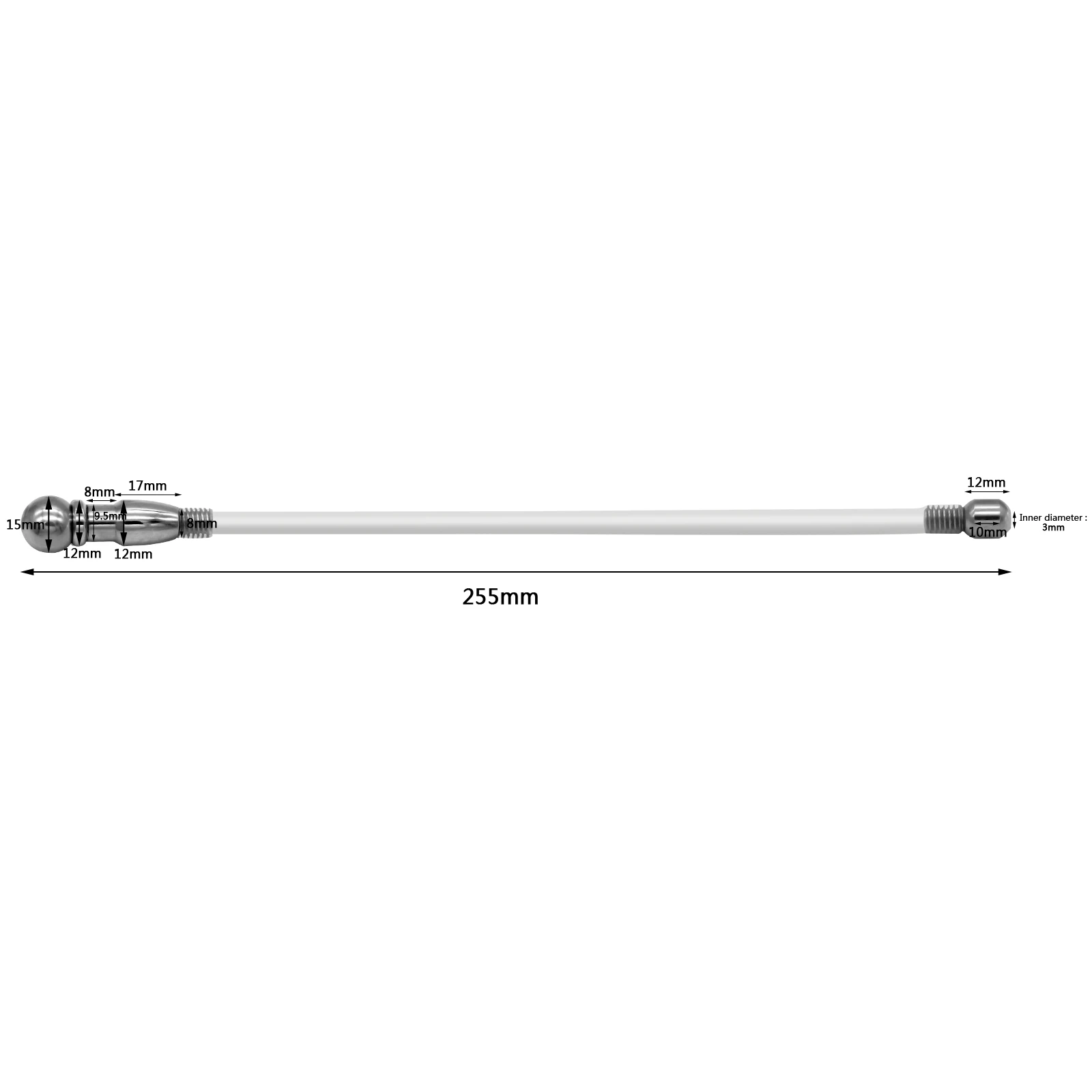 Two-use Urethra Catheter,Hold Back Urine and Micturate, Urinary Plug Sounds, Block Urine, Penis Stimulate Dilator