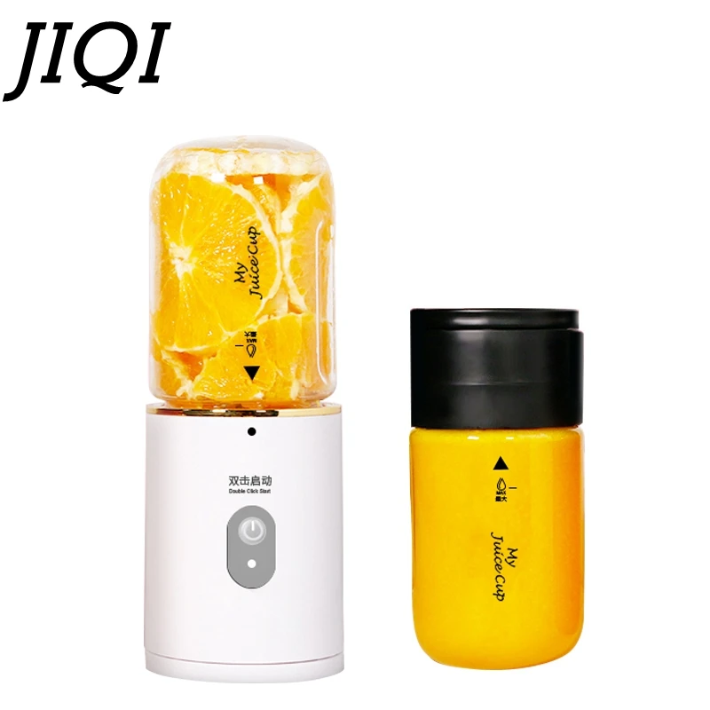JIQI 350 мл USB перезаряжаемая портативная соковыжималка для фруктов 5 В путешествий