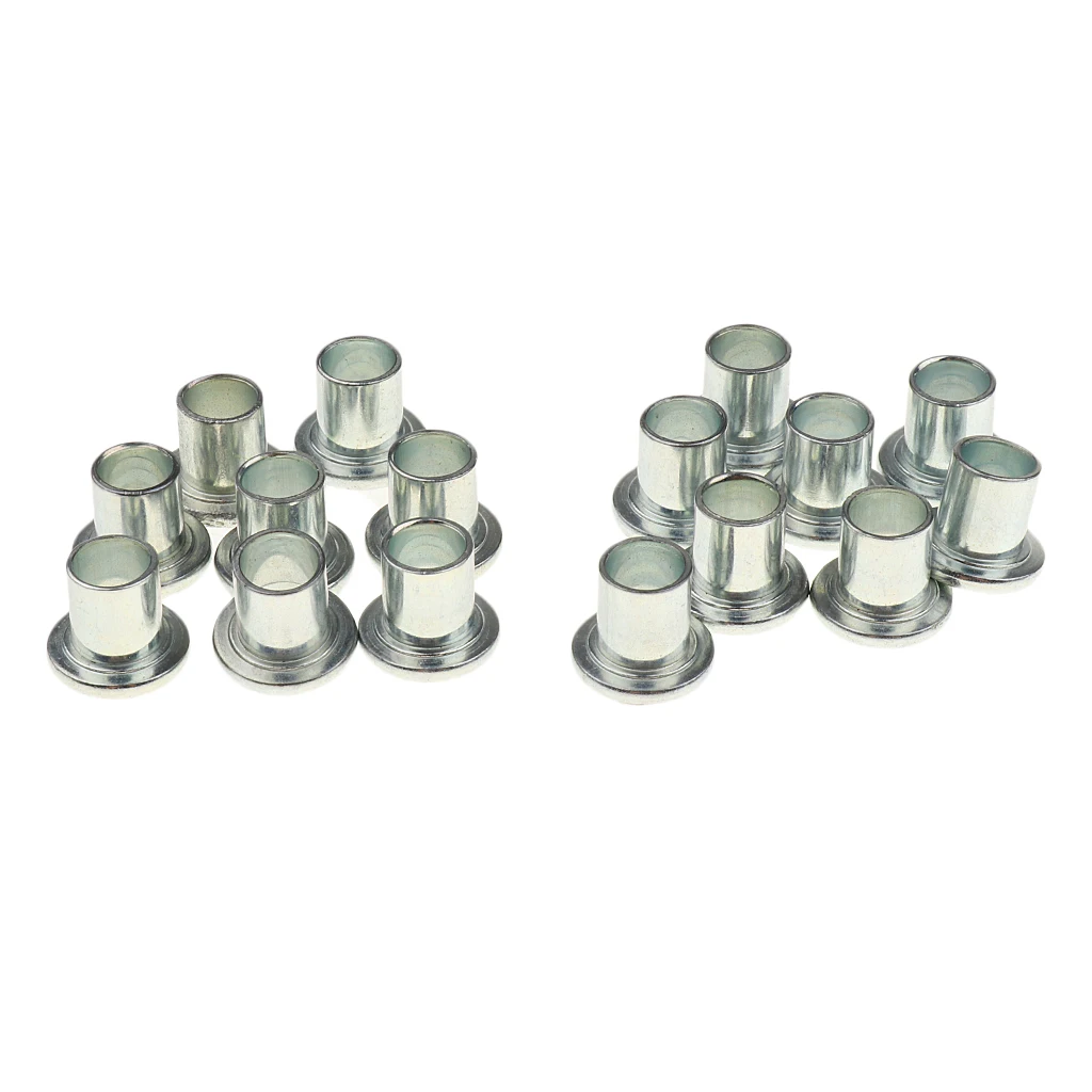 Iron Roller Inline Skate Wheels Center Bearing Bushing Spacer Replacement Durable Tool Parts Equipment Accessories 16 pcs