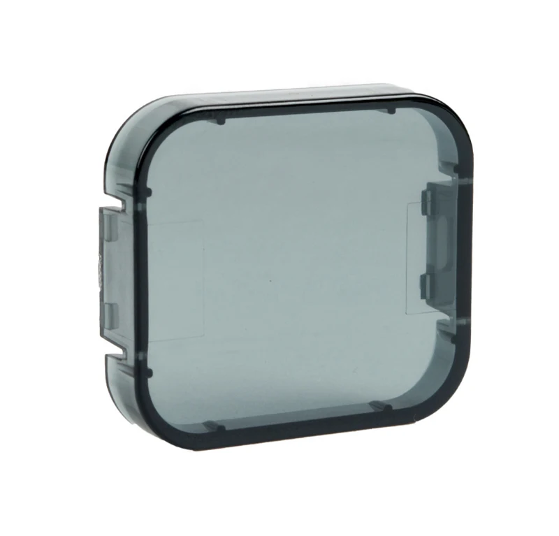 Gray WINGRIDY 6 цветов фильтр для дайвинга для GoPro Hero 6 5 черный чехол для камеры крышка объектива Красный Серый Фиолетовый Оранжевый фильтр для GoPro Аксессуар - Цвет: Gray