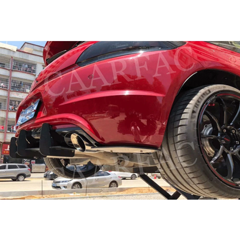 3 шт. ABS рассеиватель задней губы накладка Чехлы для Volkswagen VW Scirocco R 2009- плавники Акула Стиль Бампер протектор автомобиля Стайлинг
