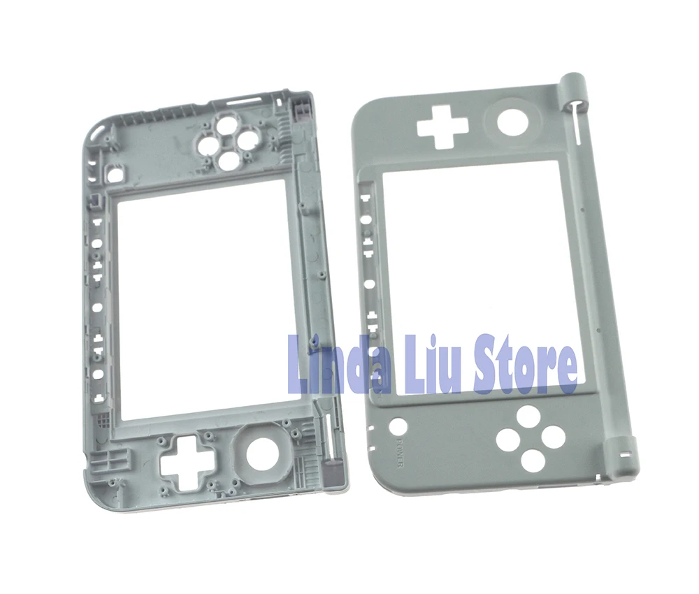 Chengchengdianwan 10 Peças Lote Venda Quente Preto Branco Substituição Habitação Escudo Meio Quadro para 3dsxl 3ds xl 3dsll - Image 3