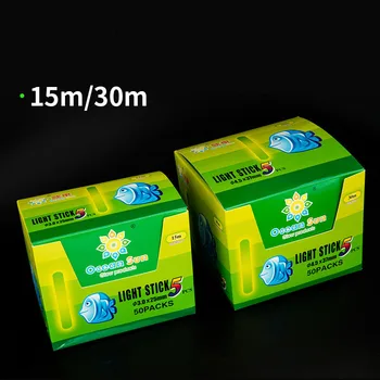 

250pcs/50packs Night Fishing Float sticks Chemical Glow light Stick 4.5x37mm / 3.0x25mm Luminous Fishing Tackle J251
