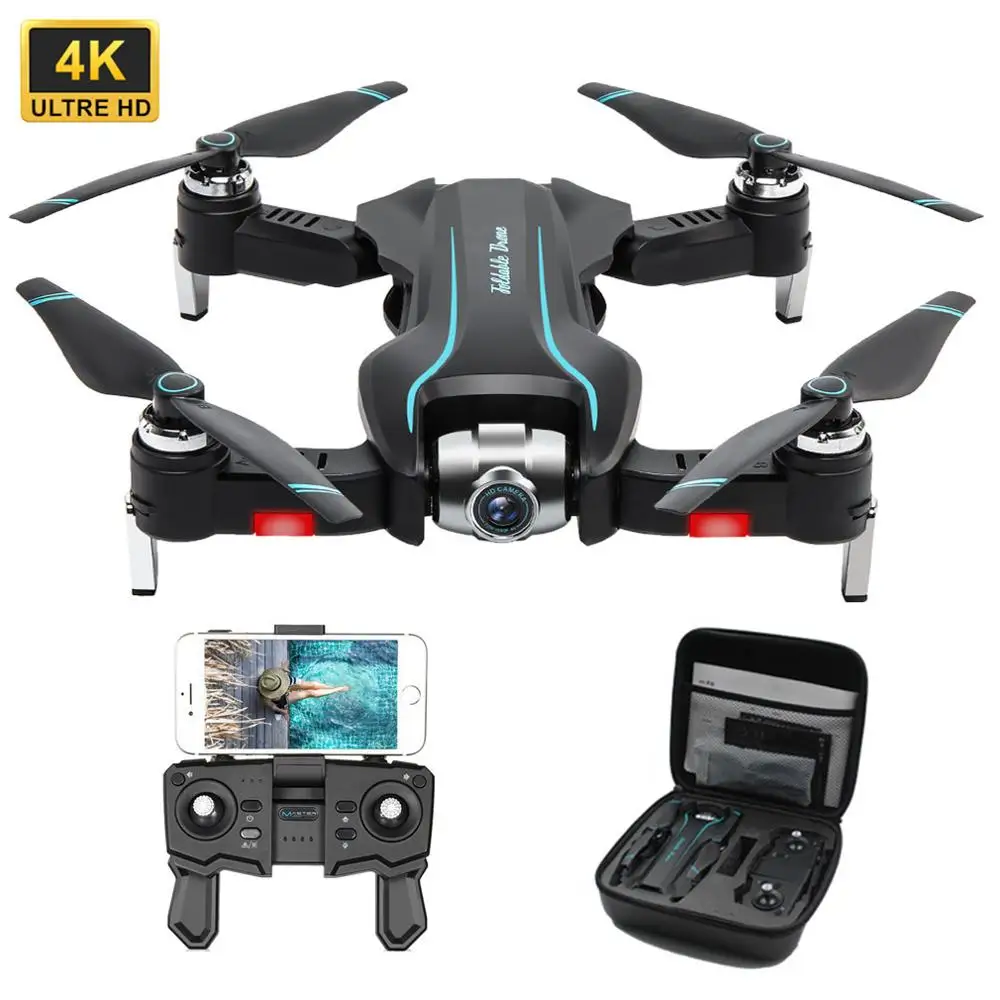 

4K HD Camera Drone Quadcopter Optical Flow Positioning Hover RC Helicopter Foldable RC Drones Mini Quadrocopter With Camera