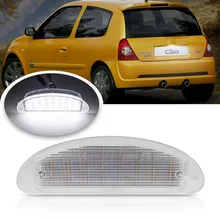12V автомобильный Стайлинг светодиодный номерной знак светильник для Renault Clio Sport MK2 Clio II (98-05) Twingo I (93-07) разработчик оборудовния № 7700410754 x1p