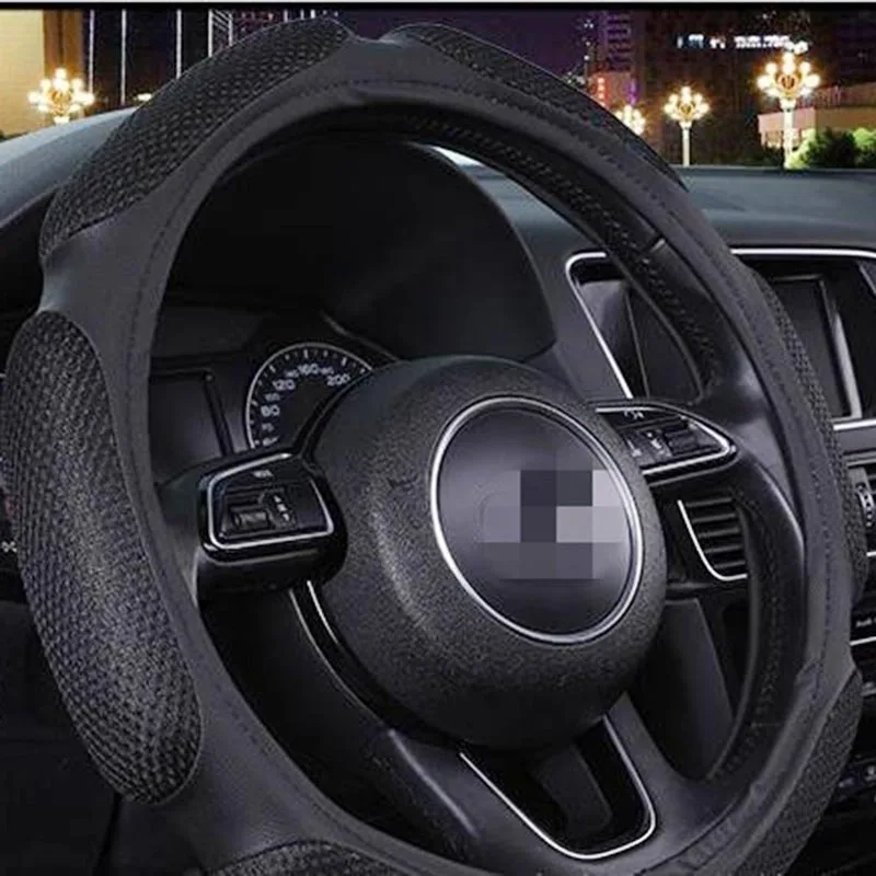 1-piece-Breathable-sandwich-3D-stereo-PU-material-car-steering-wheel-cover-summer-seasons-universal- (2)