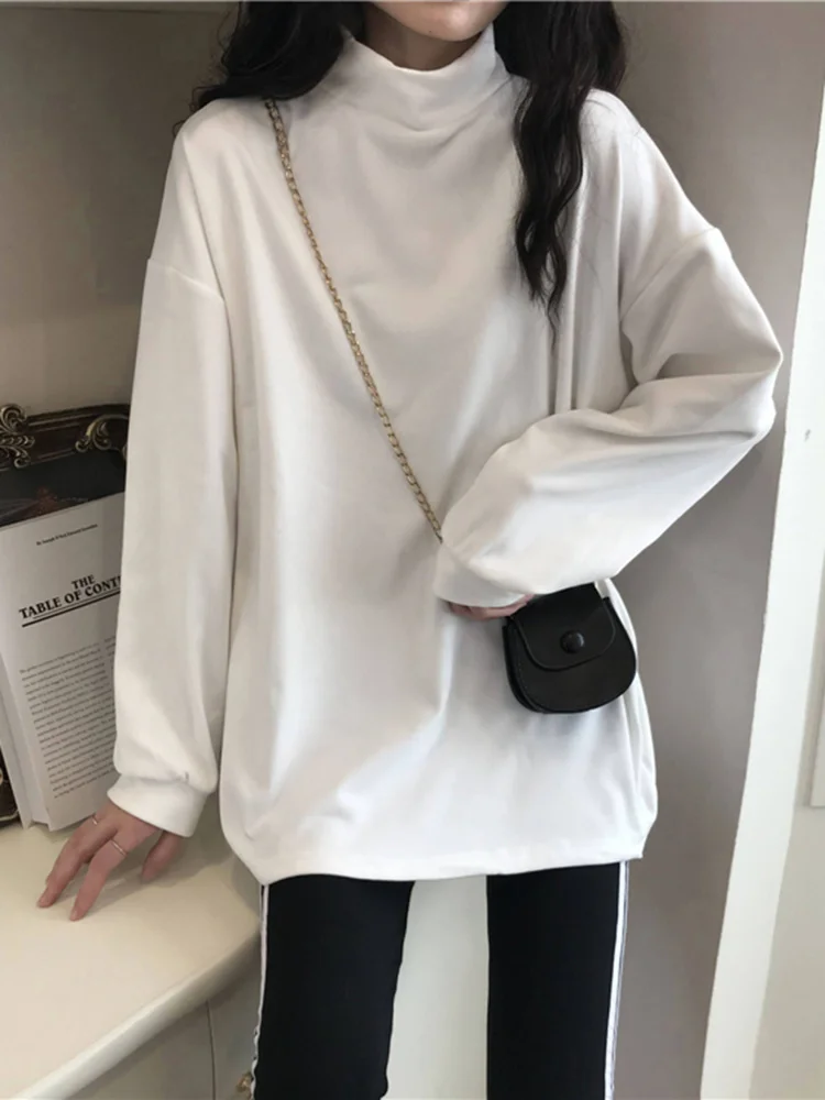 Женский утепленный плюшевый свитер Корейская версия на осень и зиму 2019 новинка