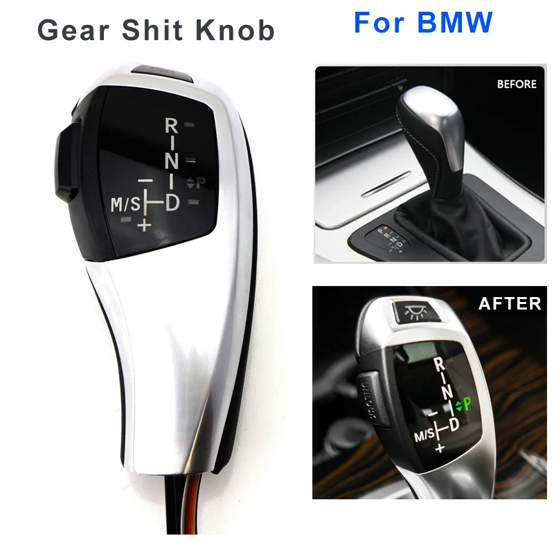 Ручка переключения передач автоматический светодиодный рычаг для BMW 1 3 5 6 серии E83