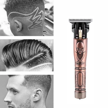 

KEMEI km-9370 Hair Clippers Cordless 0 Gapped Li Outliner T-Blade Beard Trimmer Hair cutter rechargable powerful hair trimmer